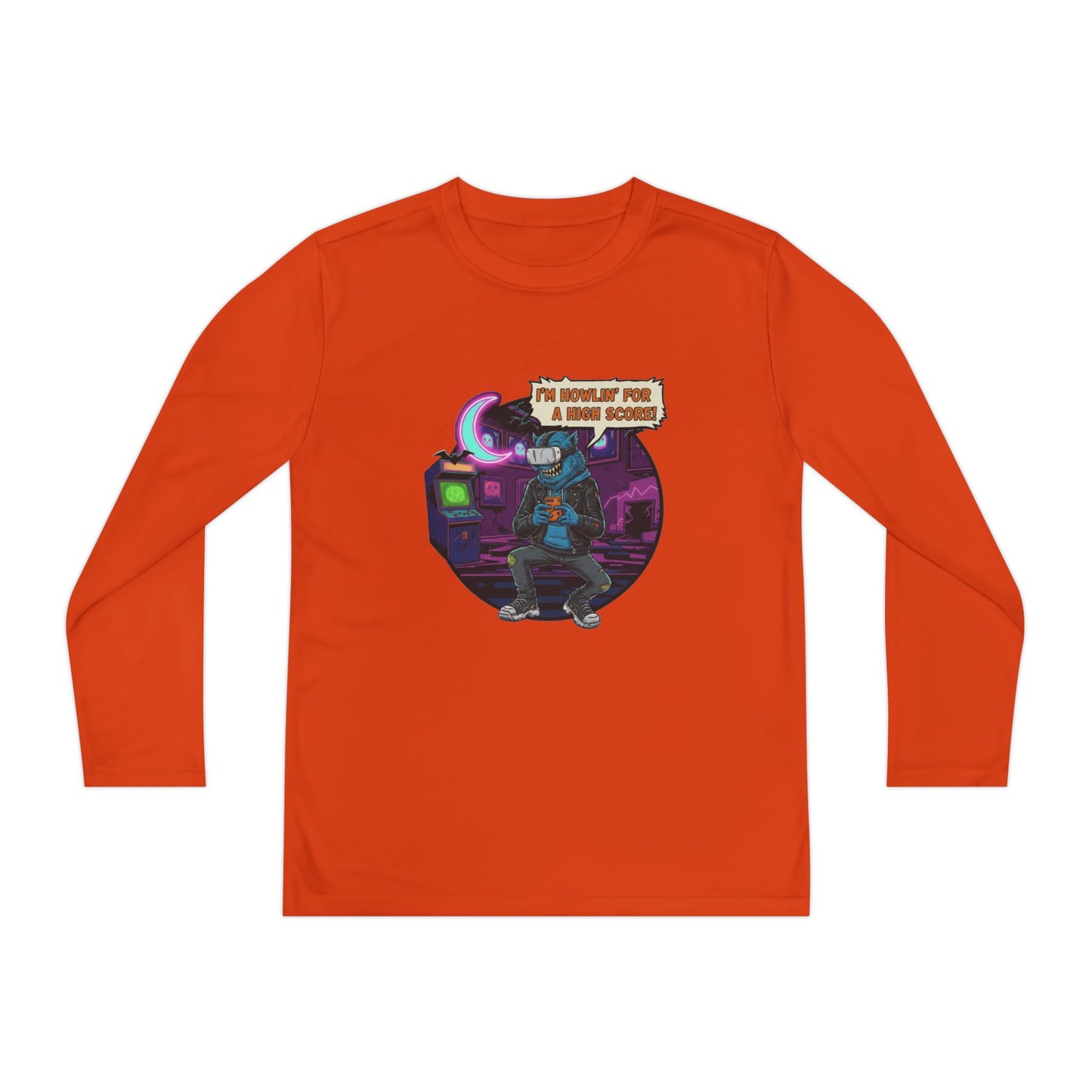 Youth Graphic Long Sleeve Tee - Cool Gamer Vibe, Perfect for Gaming Events, Birthdays, Holidays, Casual Wear, Gift Idea