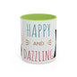 Happy and Dazzling smoking cat Cat Accent Coffee Mug — Cute Black Cat Coffee Cup (11/15oz) (free shipping)