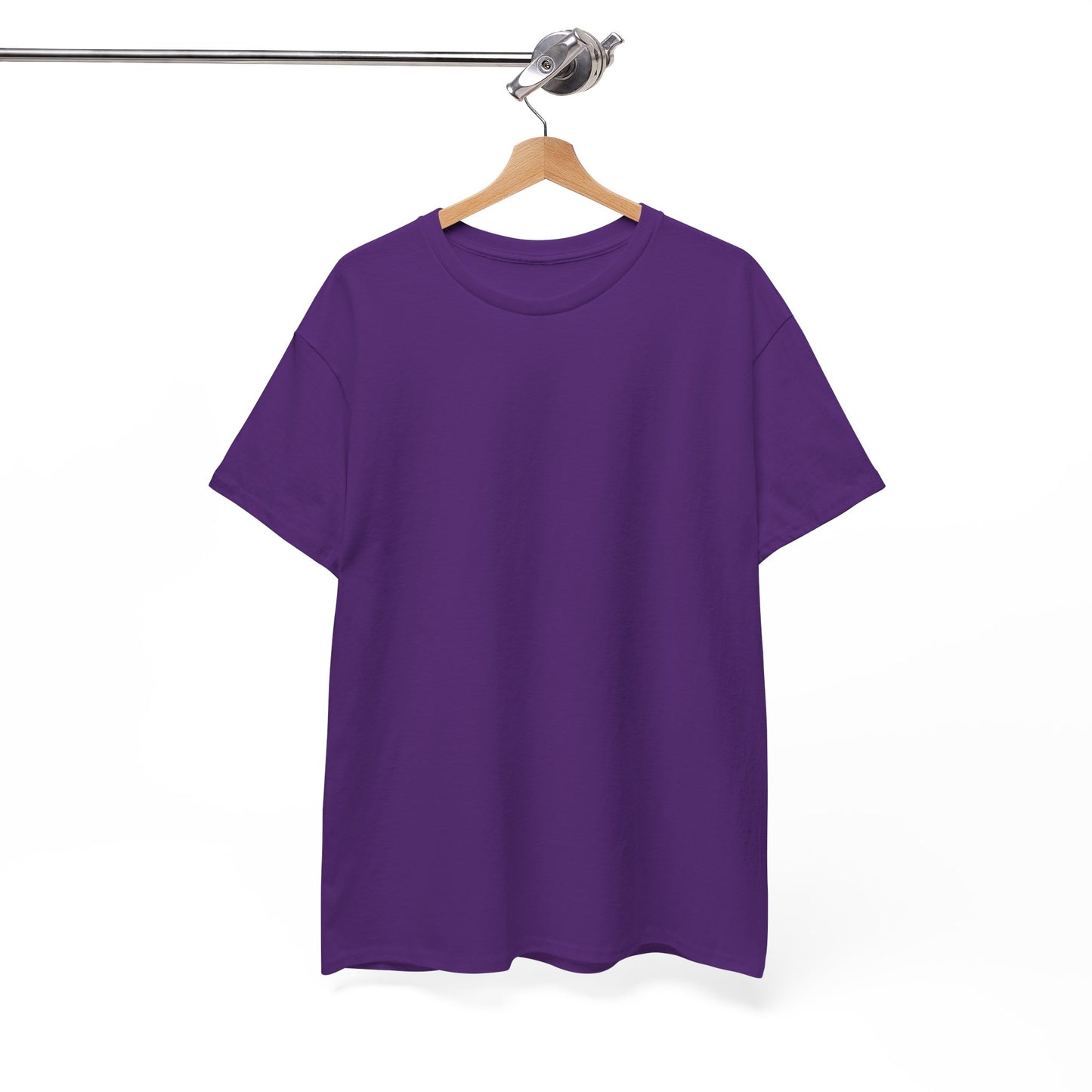 Women’s Vibrant Purple Heavy Cotton Tee - Comfortable Casual Wear