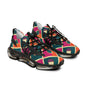 Men's Mesh Sneakers — Colorful Geometric Pattern Athletic Shoes (free shipping)