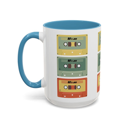Retro Cassette Tape Coffee Mug – 80s & 90s Vintage Music Accent Mug