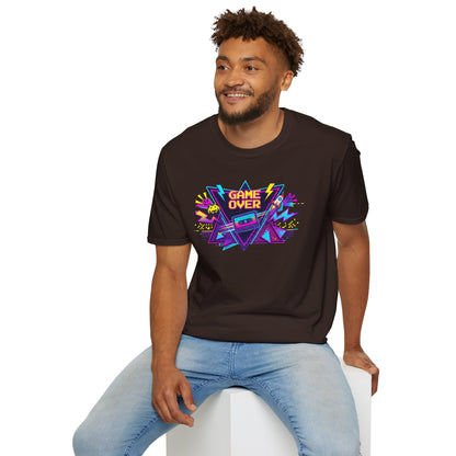 Retro 'Game Over' Graphic T-Shirt — 80s Arcade Gamer Tee