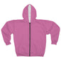 Women’s Vibrant Pink Zip Hoodie for Everyday Comfort