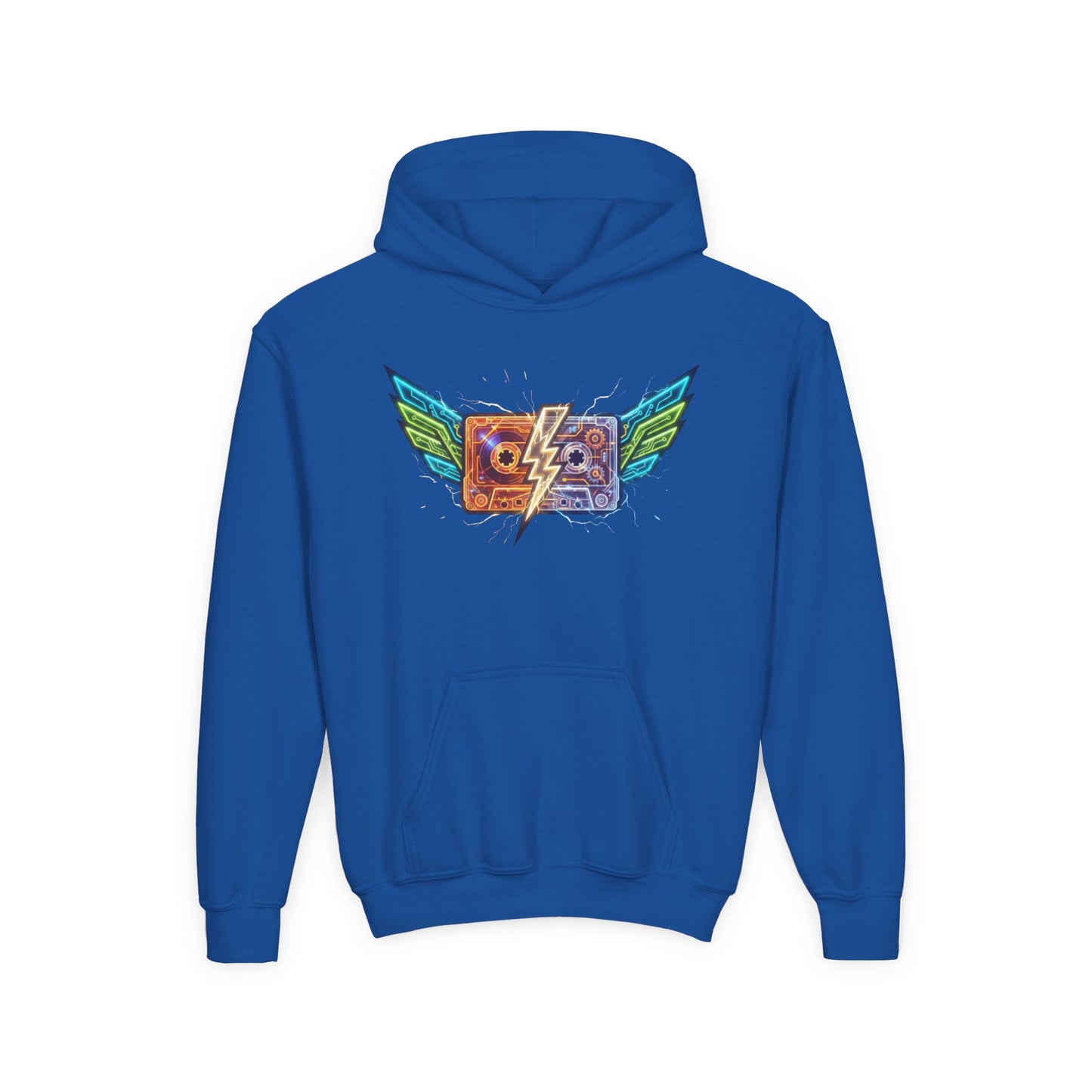 Youth Retro Cassette Wings Hoodie