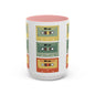 Retro Cassette Tape Coffee Mug – 80s & 90s Vintage Music Accent Mug