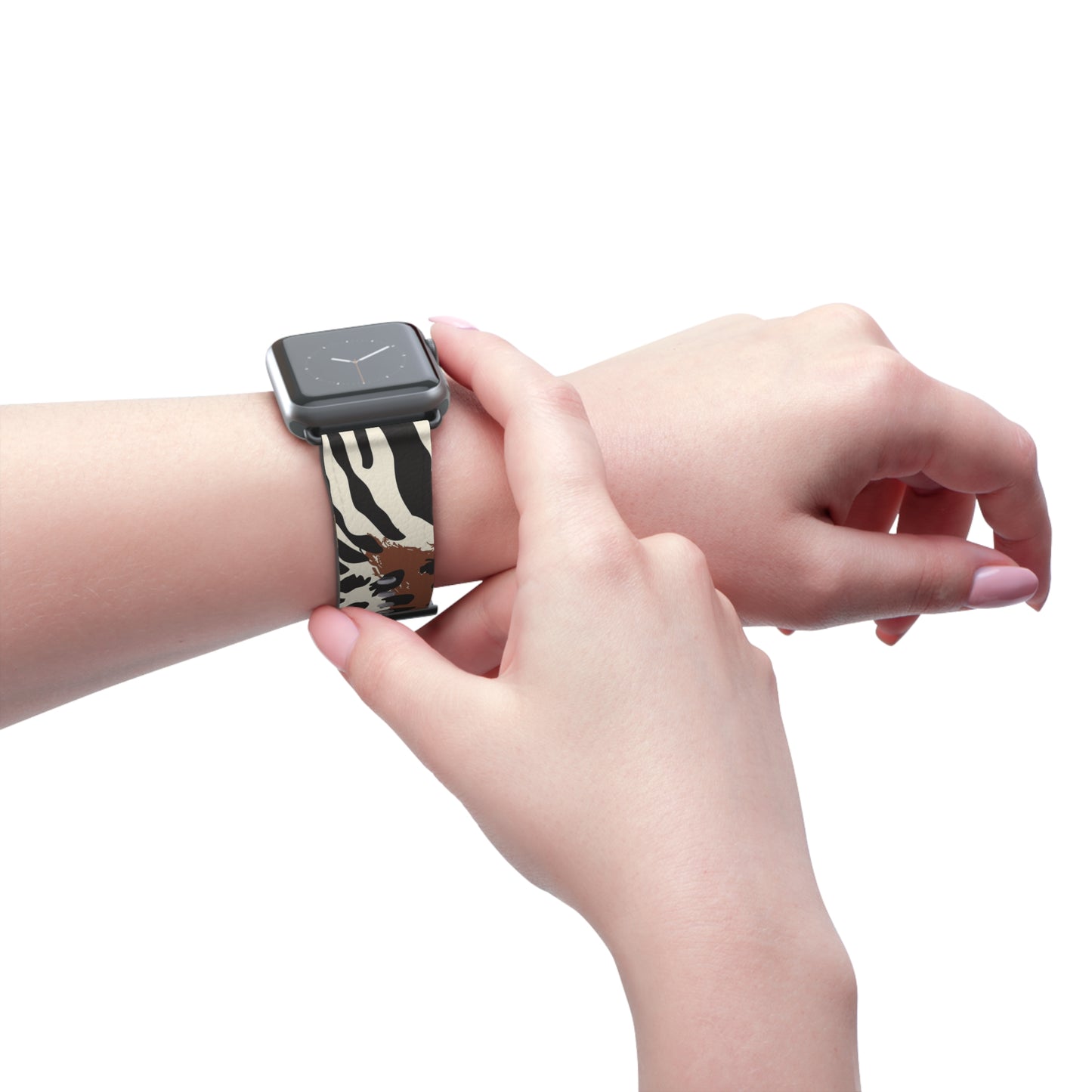 Wildlife Print Watch Band - Trendy and Stylish Accessory for Animal Lovers