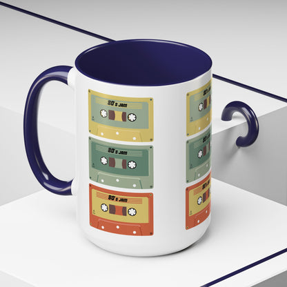 Retro Cassette Tape Coffee Mug – 80s & 90s Vintage Music Accent Mug