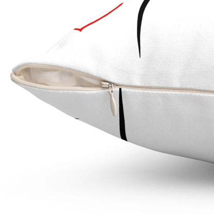 Heart Tic-Tac-Toe Decorative Throw Pillow — Valentine Accent Cushion (free shipping)