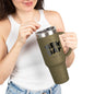40oz Insulated Travel Mug — "It's a New Day" Motivational Tumbler