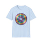 Retro Rainbow CD- Vinyl Record T-Shirt