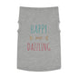 Happy and Dazzling Pet Tank Top — Colorful Graphic Dog Shirt for Everyday Wear