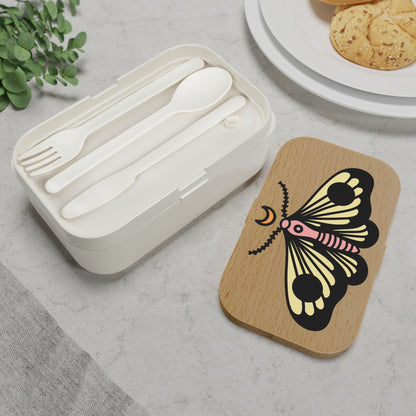 Butterfly Design Bento Lunch Box - Eco-Friendly Meal Container for Kids & Adults