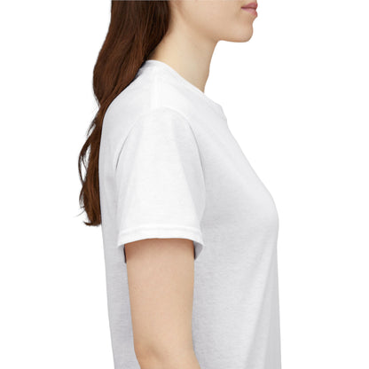 Women’s Casual white Heavy Cotton Tee - Perfect for Everyday Wear