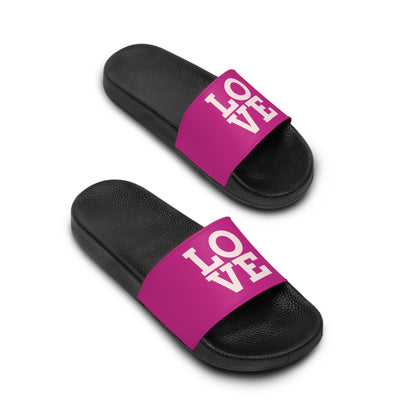 Love design pink Women's Slide Sandals