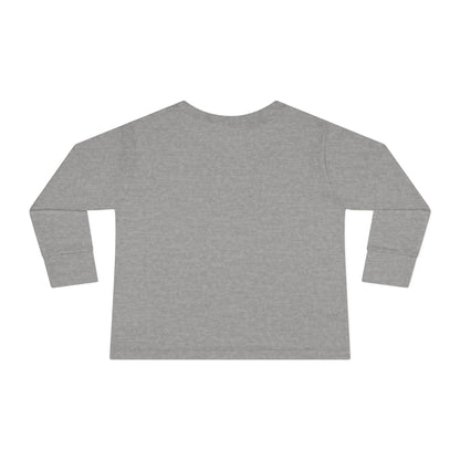 Holiday Vibes unisex Toddler Long Sleeve Tee – Cute Christmas Tree Kids Shirt
