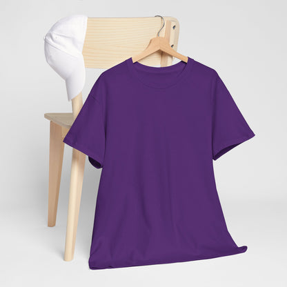 Women’s Vibrant Purple Heavy Cotton Tee - Comfortable Casual Wear