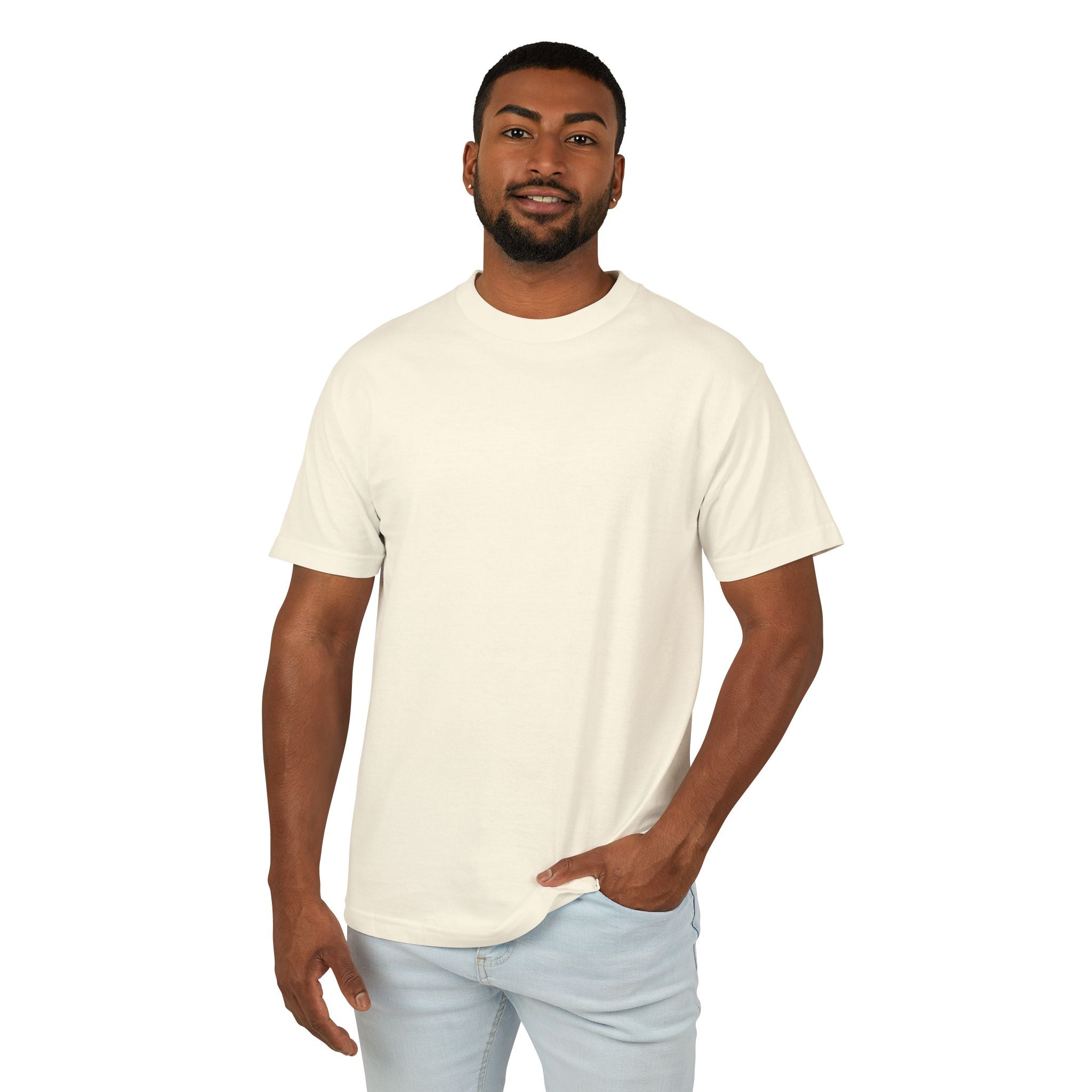 Design & Print your own (Unisex Heavyweight Cotton Tee - Comfortable Casual Tee, Perfect Gift for Birthdays, Summer Days, Family Gatherings, Everyday Wear, [...]