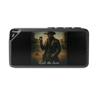 Vintage Cowboy Bluetooth Speaker — 'Ride the Range' Retro Western Design