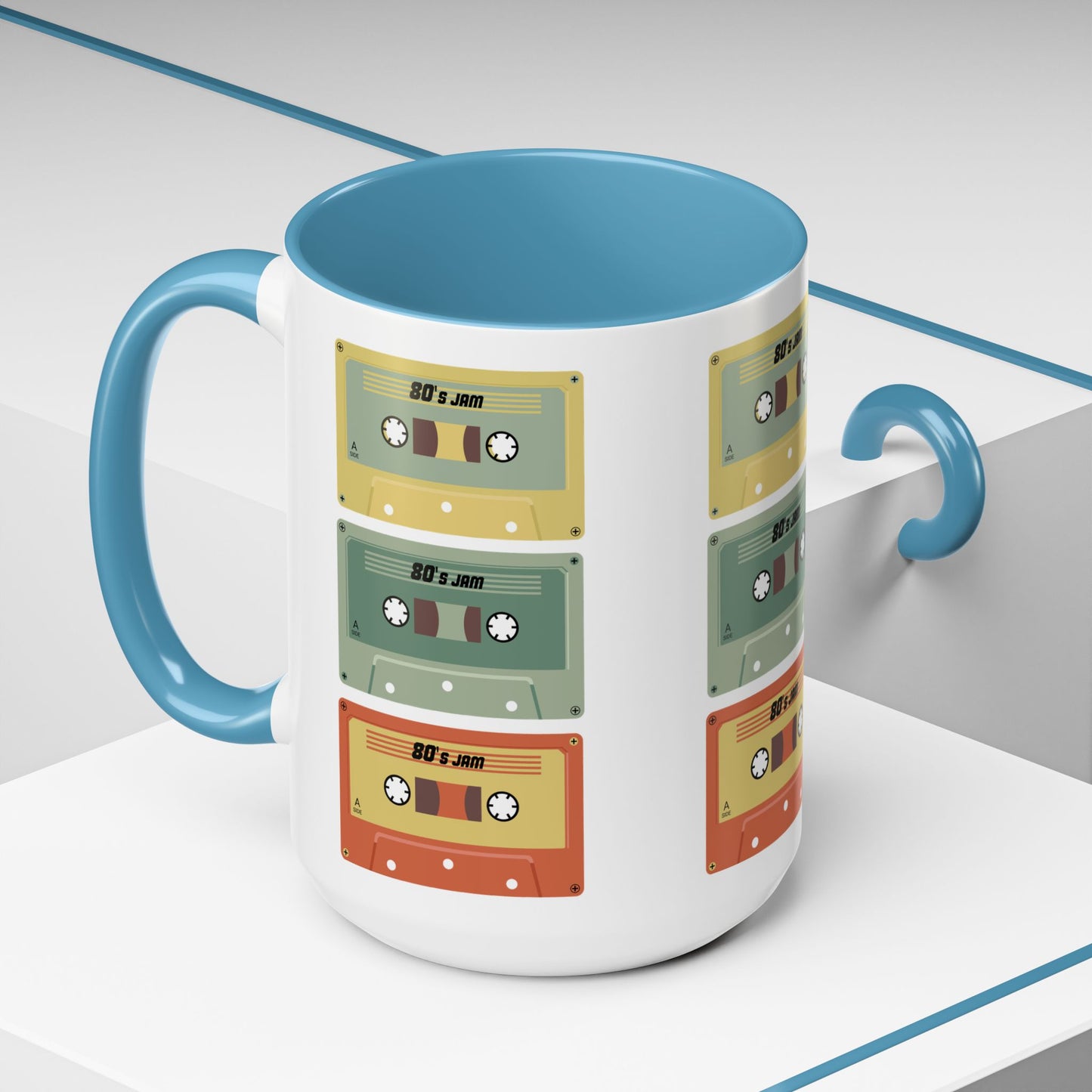 Retro Cassette Tape Coffee Mug – 80s & 90s Vintage Music Accent Mug