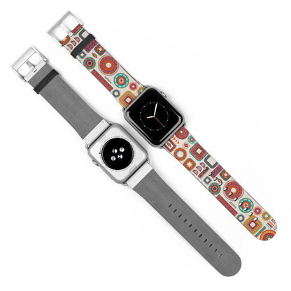 Colorful Geometric Watch Band for Trendy Style