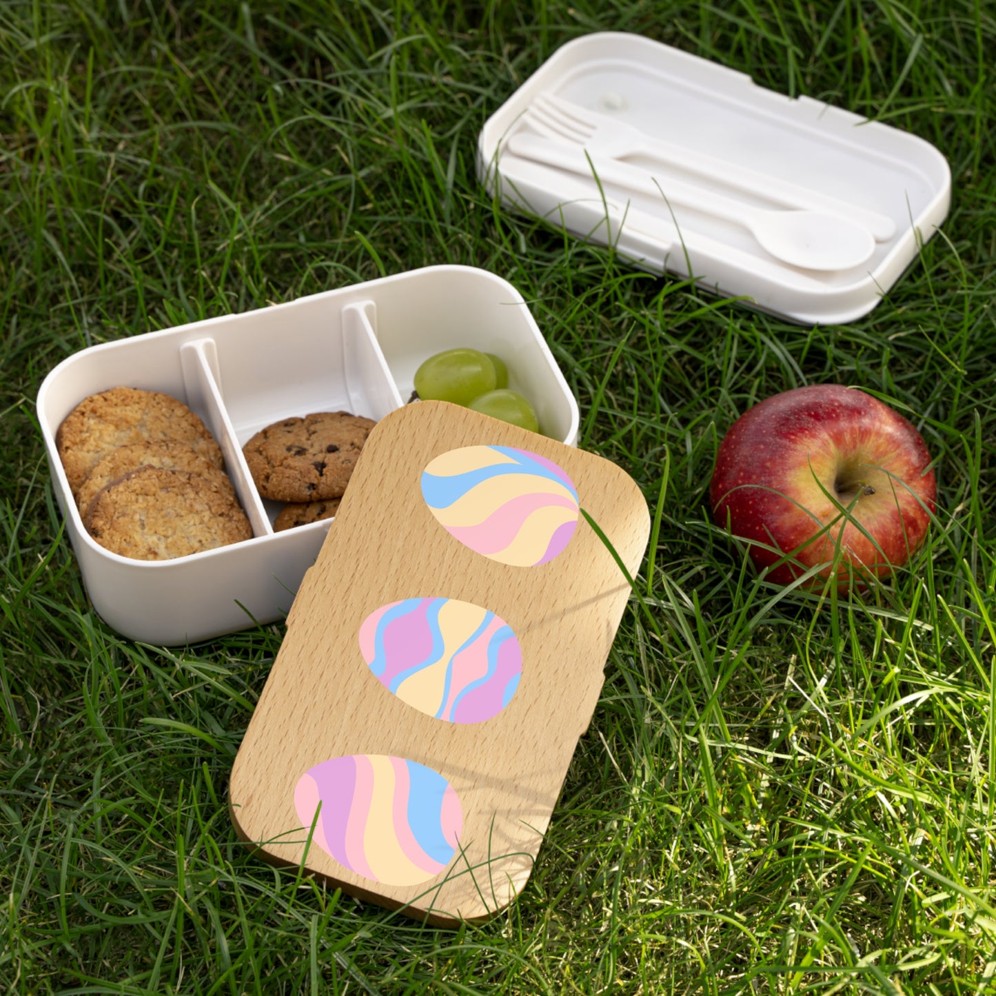 Pastel Easter eggs Bento Lunch Box