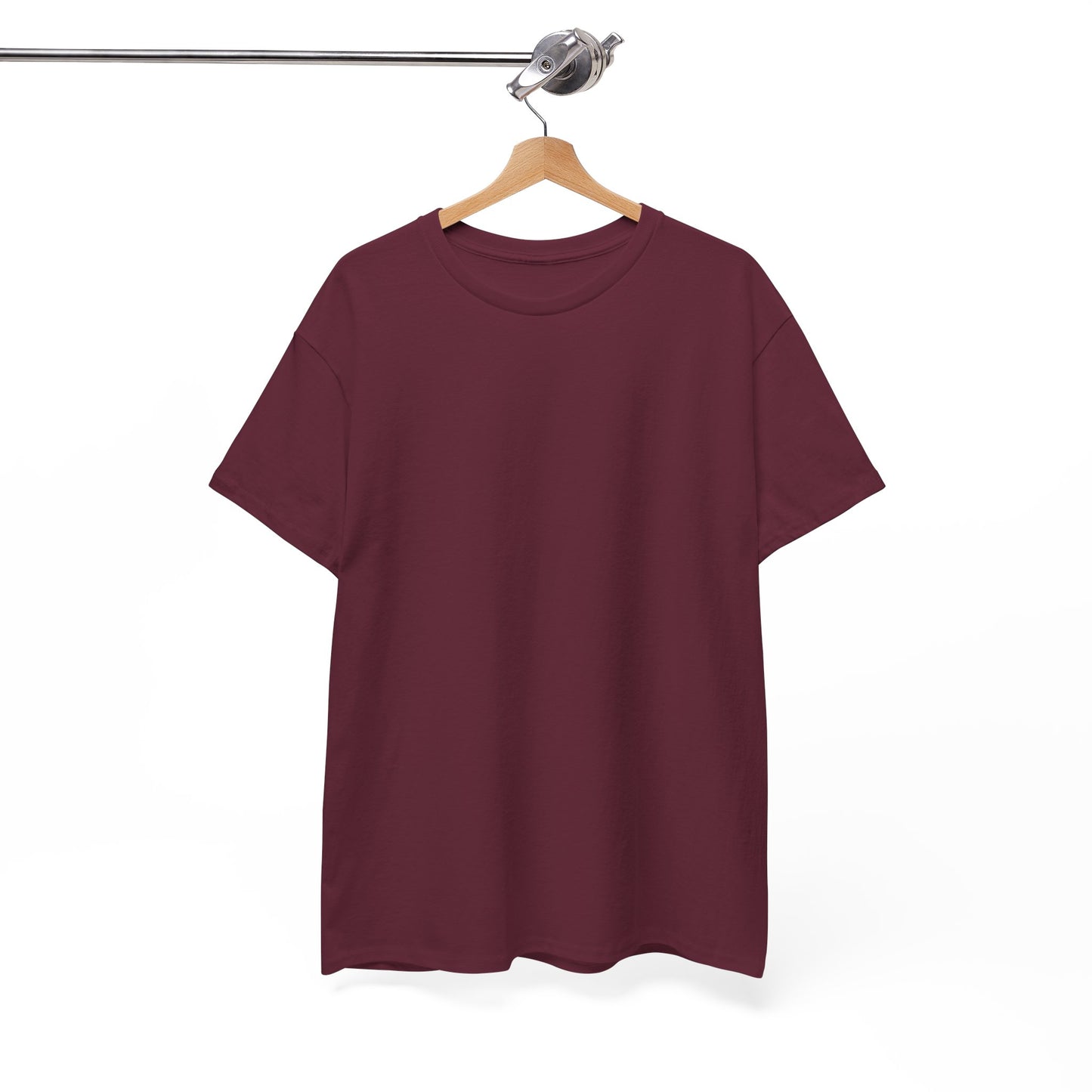 Women’s Casual maroon Heavy Cotton Tee - Perfect for Everyday Comfort