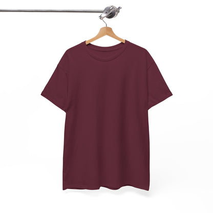 Women’s Casual maroon Heavy Cotton Tee - Perfect for Everyday Comfort
