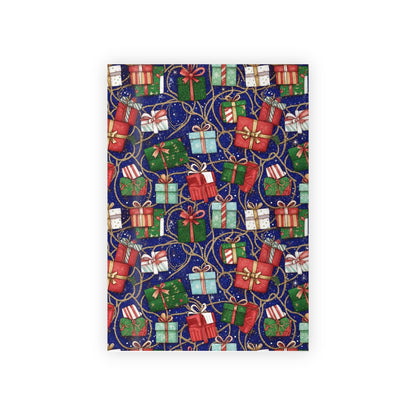 Festive Christmas Gift Wrapping Paper Roll