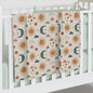 Boho Sun & Moon Baby Swaddle Blanket — Boho Nursery Muslin Wrap