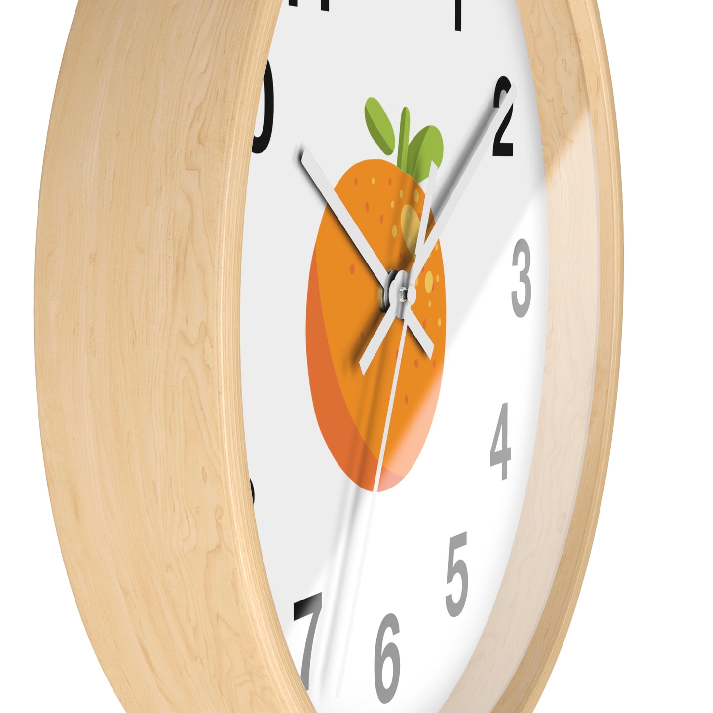 Cute Orange Fruit Wall Clock – Perfect for Kitchen Decor and Gift Ideas