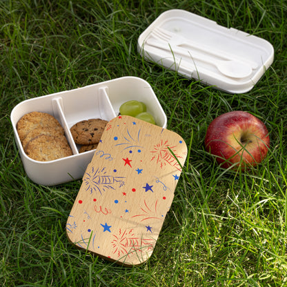 4th July celebration Bento Lunch Box with Colorful Design