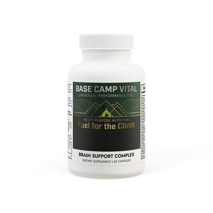 Base Camp Vital Brain Support Complex – Focus, Memory & Mental Clarity | Supports the USO (60 Capsules) (free shipping)
