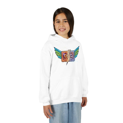 Youth Retro Cassette Wings Hoodie