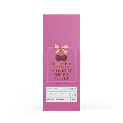 Cherry Bow Coffee Co. Midnight Cherry Velvet - Bitterroot Coffee Blend (Dark French Roast)