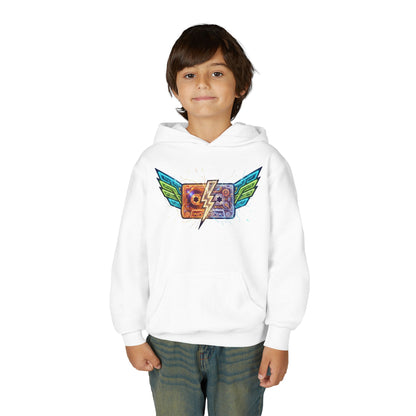 Youth Retro Cassette Wings Hoodie