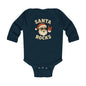 Infant Bodysuit — 'Santa Rocks' Cute Rocker Santa Baby Onesie, Christmas Holiday Outfit