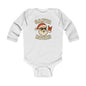 Infant Bodysuit — 'Santa Rocks' Cute Rocker Santa Baby Onesie, Christmas Holiday Outfit