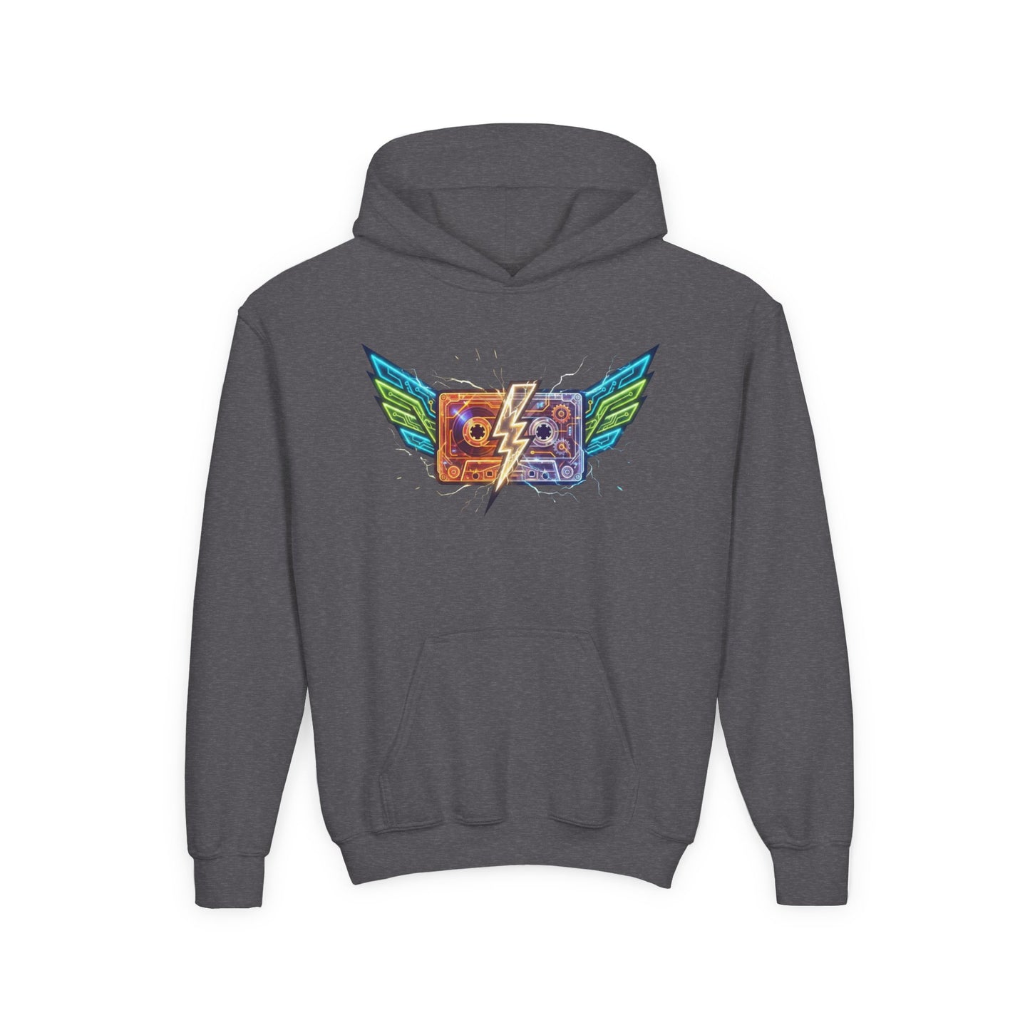 Youth Retro Cassette Wings Hoodie