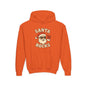 Youth Hoodie — "Santa Rocks" Cool Santa Christmas Sweatshirt