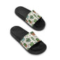 Women's Slide Sandals Tiny Terrarium Doodles / Potted Plant Pals  Women's Slide Sandals