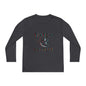TikTok Halloween Long Sleeve Tee, Youth Costume Shirt, Spooky Apparel, Trick or Treat Top, Youth Ghost Halloween Shirt