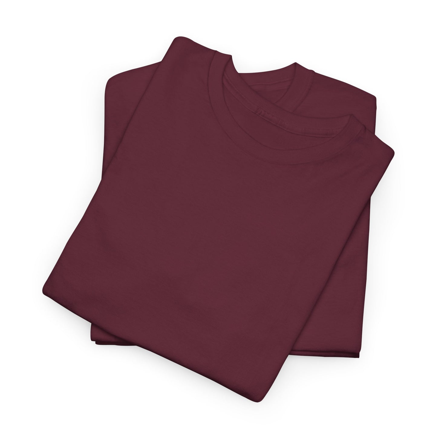 Women’s Casual maroon Heavy Cotton Tee - Perfect for Everyday Comfort