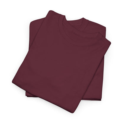 Women’s Casual maroon Heavy Cotton Tee - Perfect for Everyday Comfort