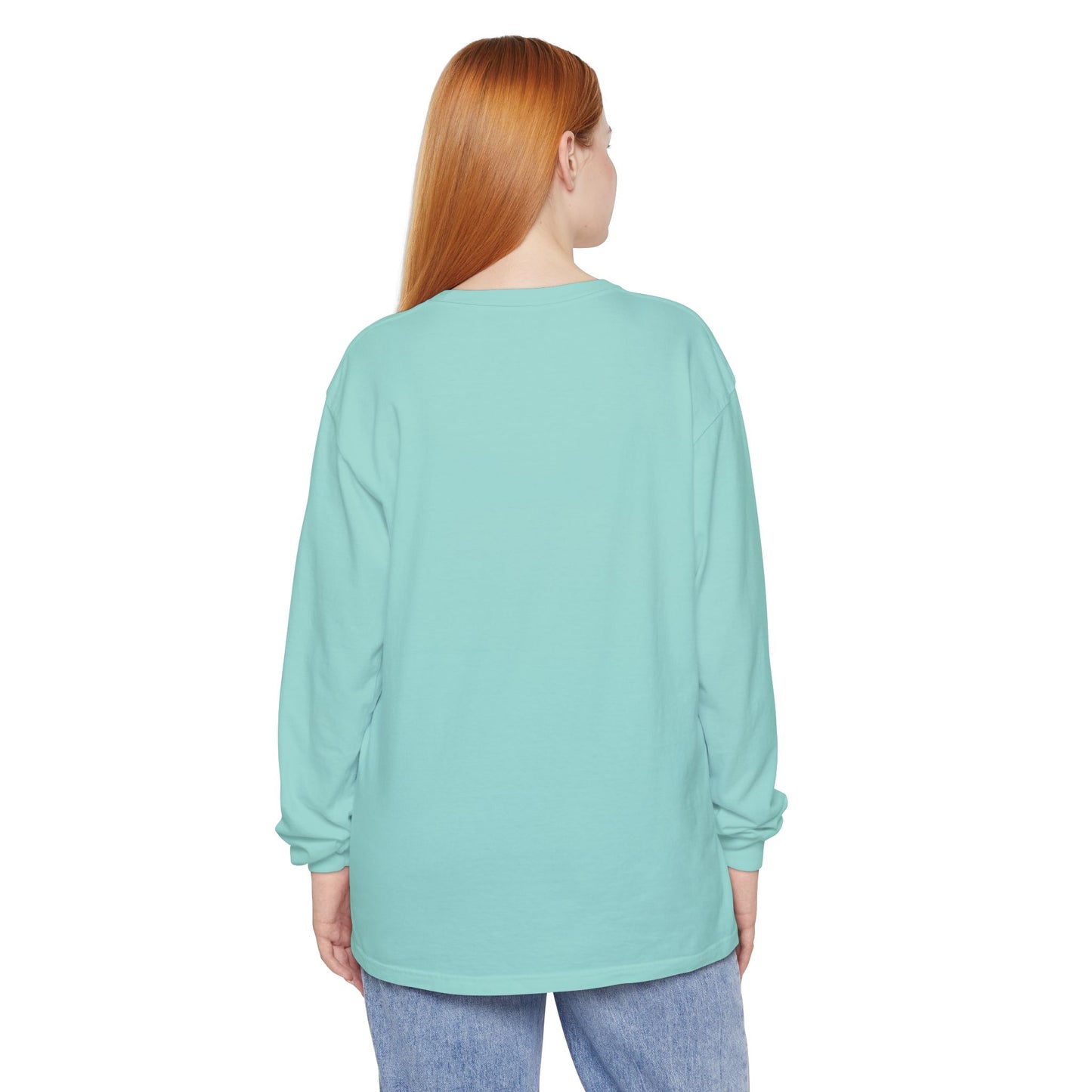 Women’s Cozy Turquoise, chalk mint Long Sleeve T-Shirt for Every Occasion