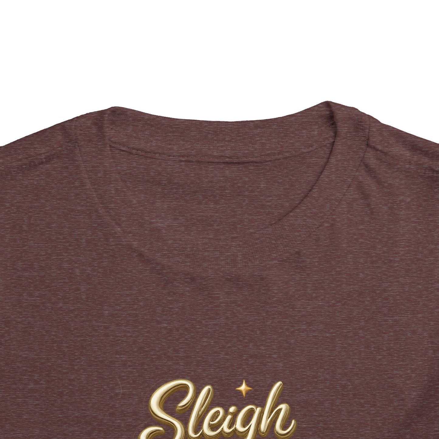 Toddler Tee - "Sleigh All Day" Christmas Tree Holiday Shirt