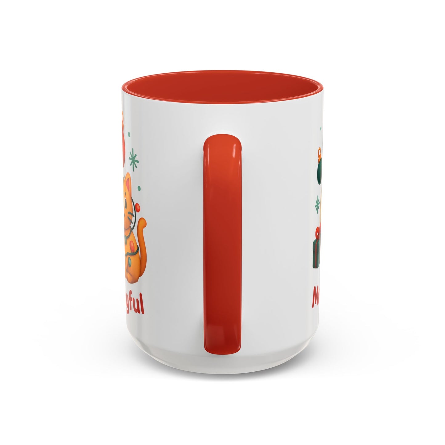Christmas Animal Mug — "Merry & Playful" Accent Coffee Cup