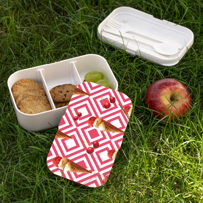 Cute Ice Cream Pattern Bento Lunch Box