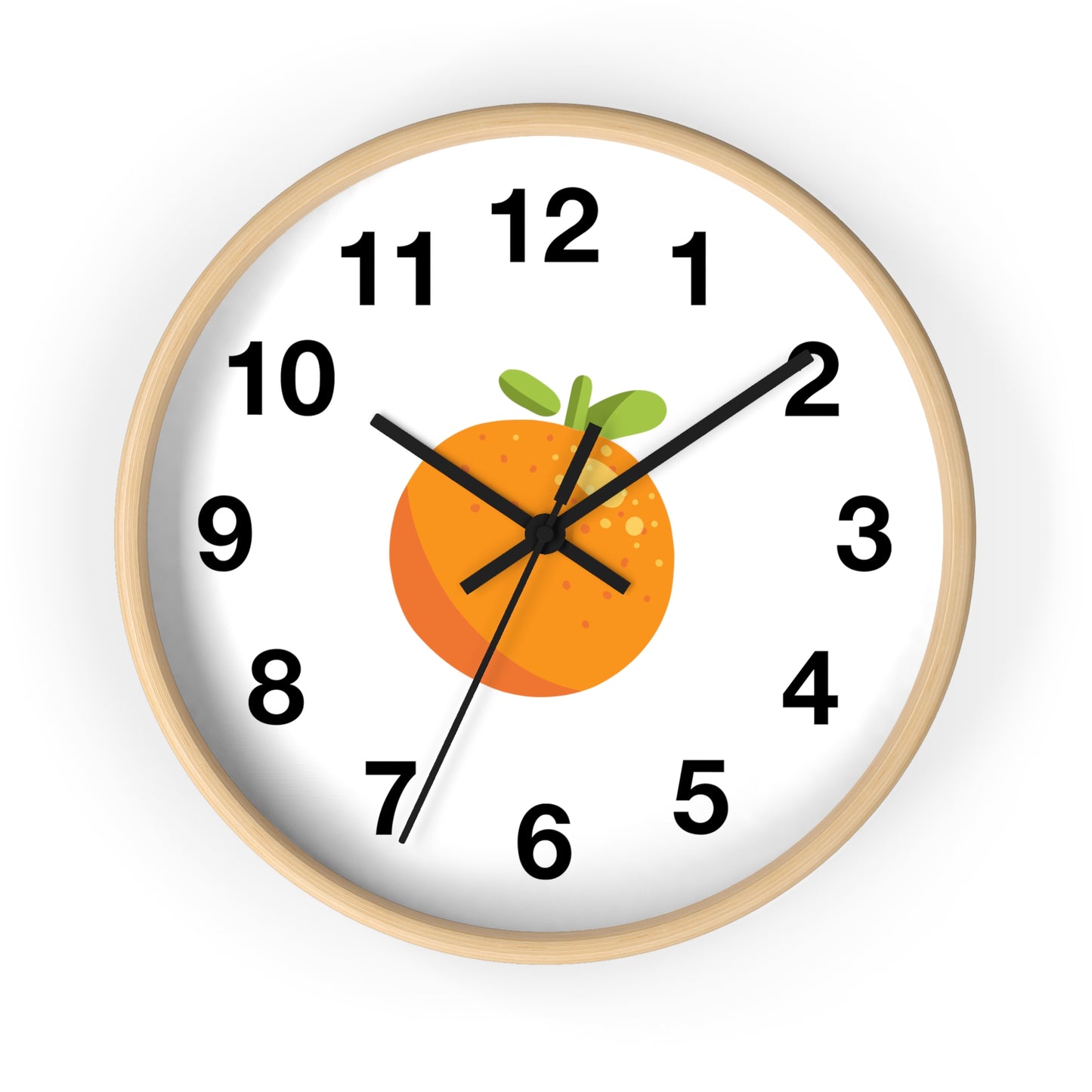 Cute Orange Fruit Wall Clock – Perfect for Kitchen Decor and Gift Ideas