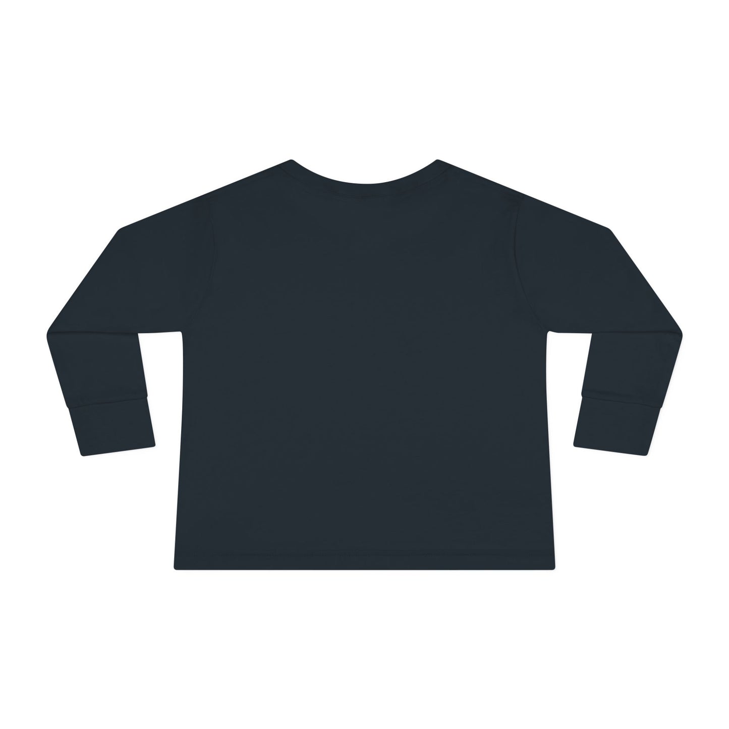 Holiday Vibes unisex Toddler Long Sleeve Tee – Cute Christmas Tree Kids Shirt