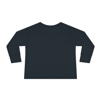 Holiday Vibes unisex Toddler Long Sleeve Tee – Cute Christmas Tree Kids Shirt